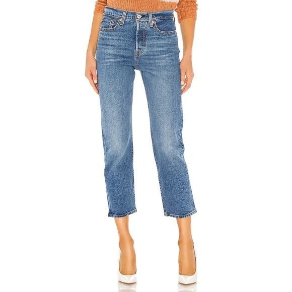 Levi’s || Wedgie Straight Crop in Jive Sound Blue 31