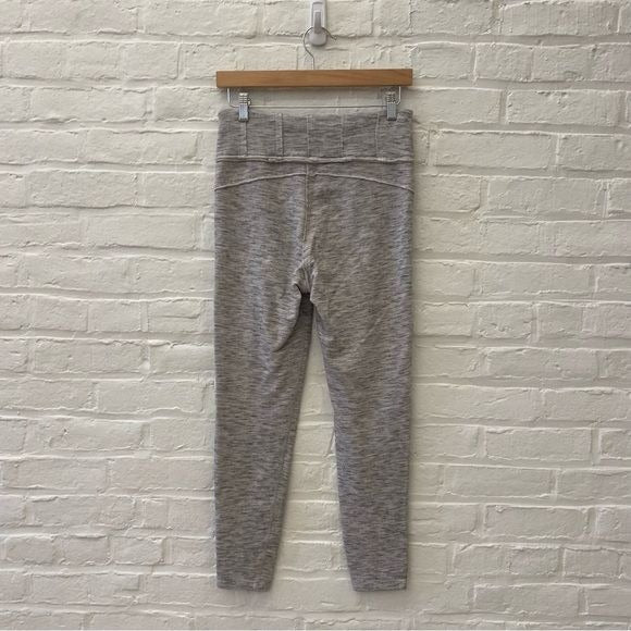 Free People || FP Movement High Rise Hybrid Yoga Leggings Heathered Gray Medium