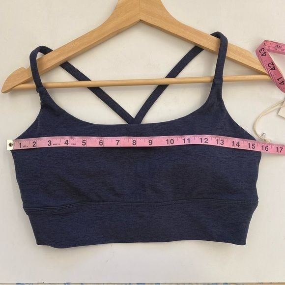 Vuori || Long Line Elevation Bra Midnight Heather Large NWT