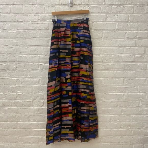 Escada || Reedy Silk Blend Maxi Skirt Runway Collection 34 US 4