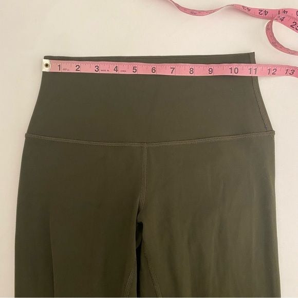 Lululemon || Align Pant 25" Nulu Dark Olive Green 4