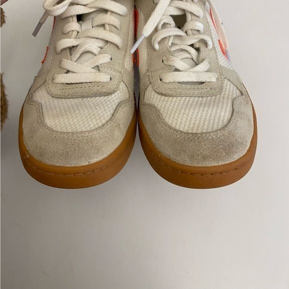 Veja || V-10 Sneakers White Orange Fluo Natural 38