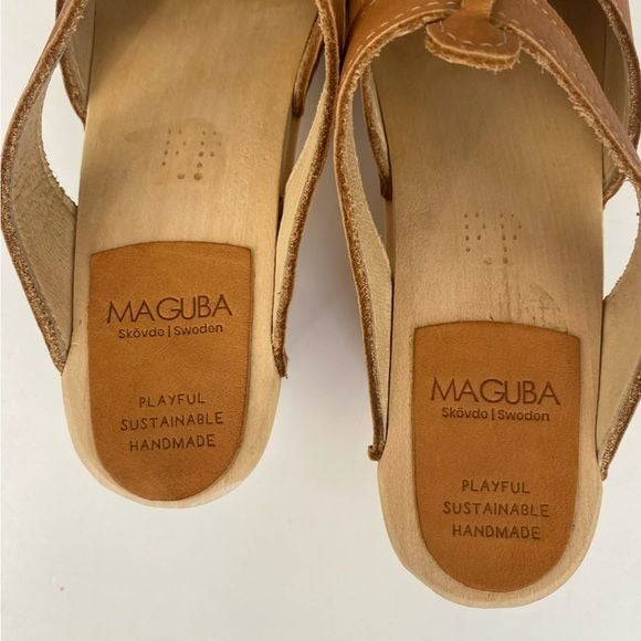 Maguba || Nairobi Clogs Light Brown Tan 40