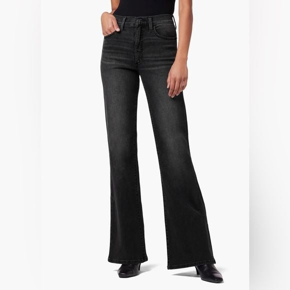 Joe's Jeans || Damiana The Molly High-Rise Flare Leg Jean Washed Black Gray 29