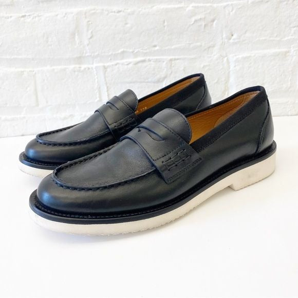 Aquatalia || Karissa Weatherproof Leather Loafer Black 7.5