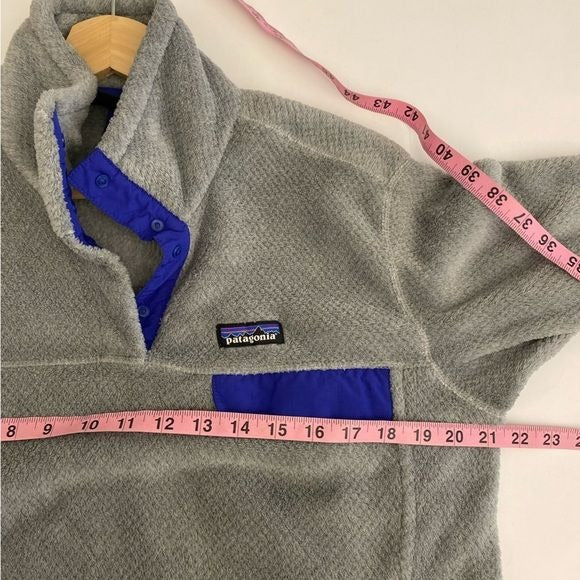 Patagonia || Re-tool Fleece Snap T Pullover Gray Large