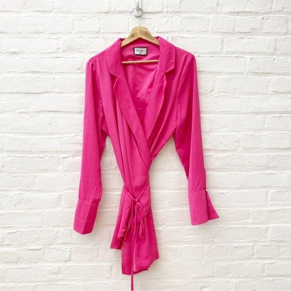 Runaway The Label || Blazer Wrap Mini Dress Hot Pink US 10