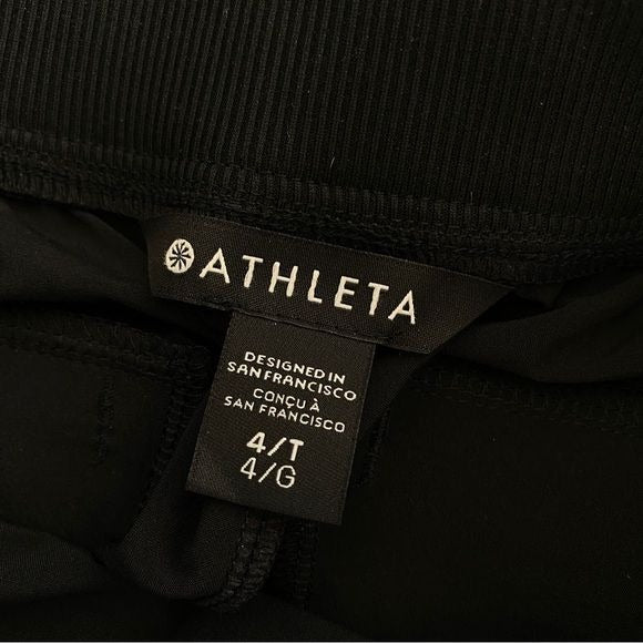 Athleta || Brooklyn Mid Rise Ankle Pant Black 4T 4 Tall