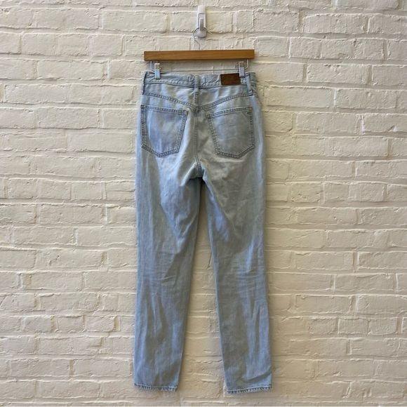 Madewell || Perfect Vintage Jean in Fitzgerald Wash Light Blue 26 Tall