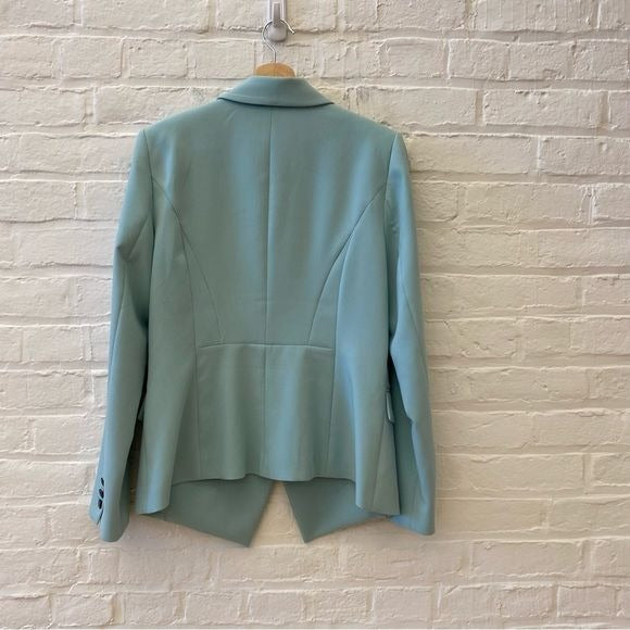 White House Black Market || Trophy Jacket Double Breasted Blazer Aquifer Mint 10