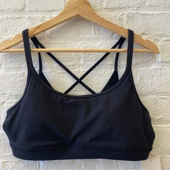 Vuori || Mindset Bra Black Large NWT