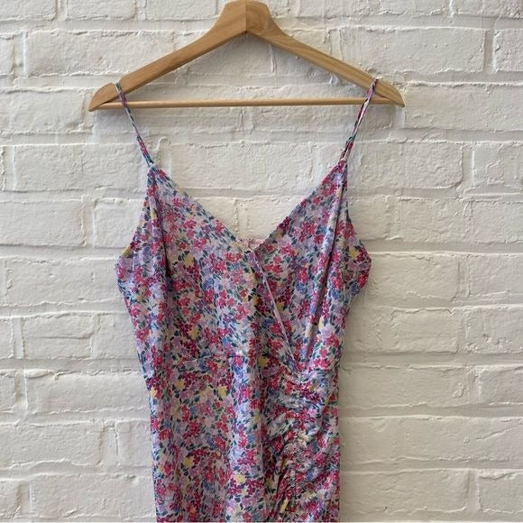 BCBGeneration || Floral Gathered Slip Dress Sundress 12