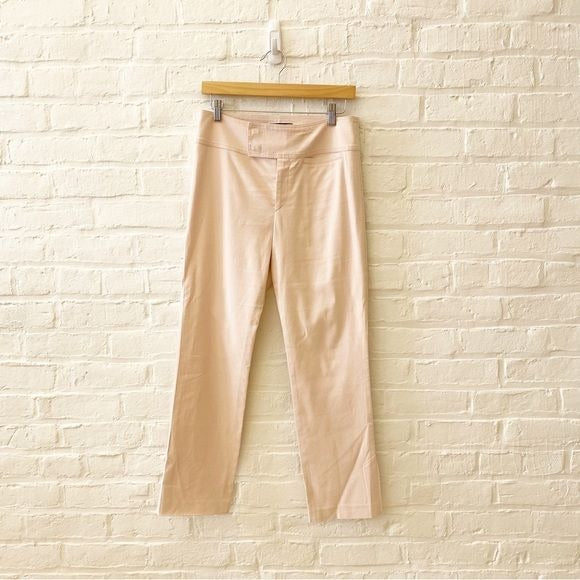 Isabel Marant || Ovida Side Slit Pants Cropped Trousers Cream Blush 40 US 8