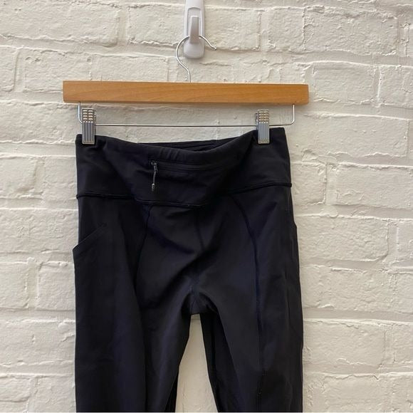 Lululemon || Pace Rival Crop Solid Black 4