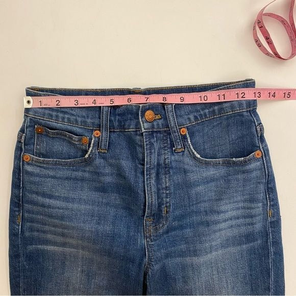 Madewell || The Perfect Vintage Crop Jean in Cassie Wash Blue 25