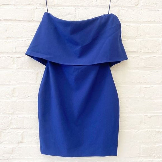 LIKELY || Driggs Strapless Mini Dress Blue 2 NWT