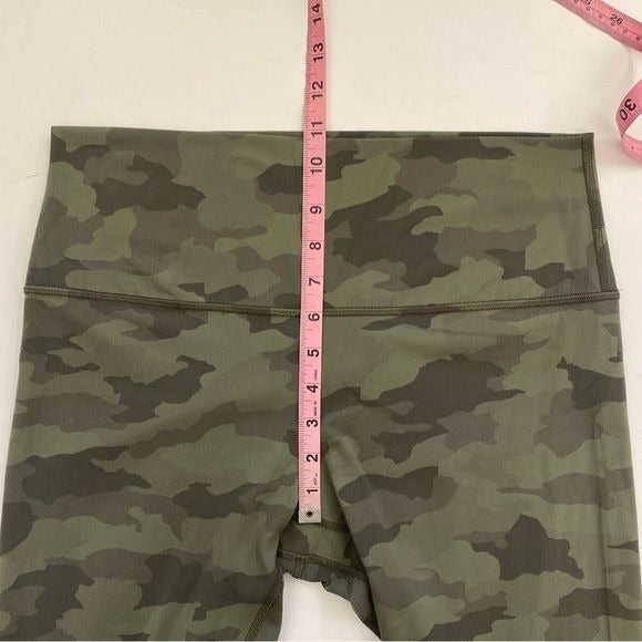 Lululemon || Align High Rise 28" Pant Nulu Heritage 365 Camo Green Twill 12