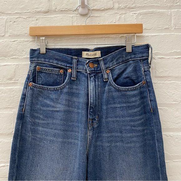 Madewell || The Momjean in Downey Wash Mom Jean Blue 26 NWT