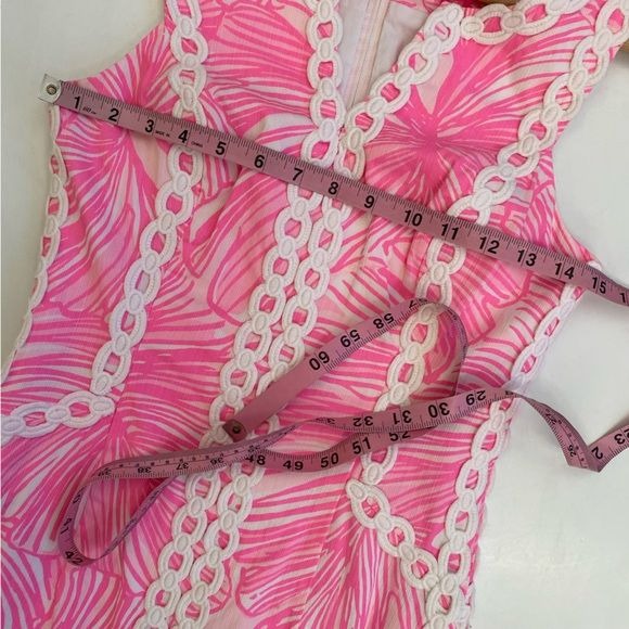 Lilly Pulitzer || Daise Maxi Shift Dress Prosecco Pink Fronds Palace 0