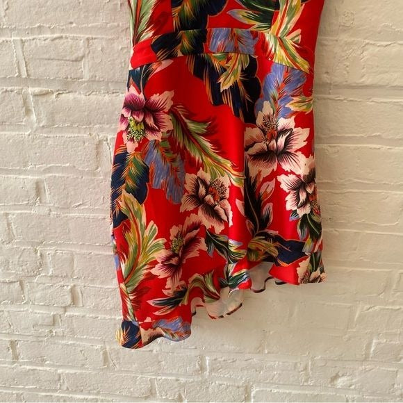 Revolve || NBD x Naven Twins Sydney Floral Tropical Asymmetrical Mini Dress XS