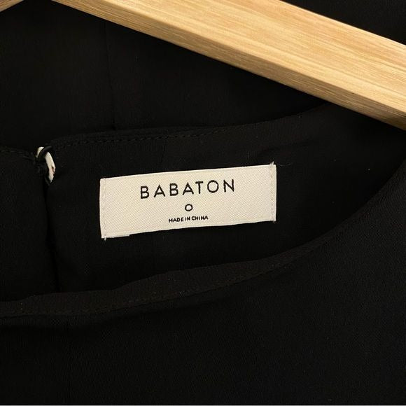 Aritzia || Babaton Samson Dress Black 0 Mini Keyhole