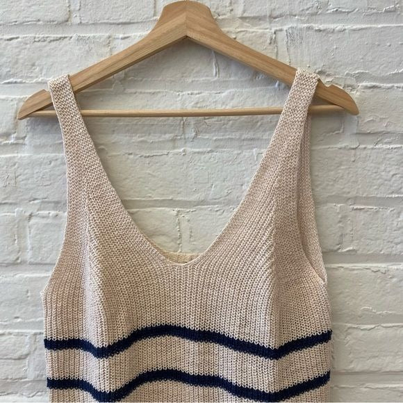 Faherty || Out East Sweater Knit Tank Ivory Medium