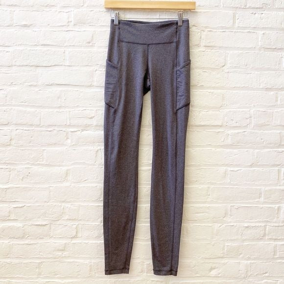 Lululemon || Speed Up Tight 31" in Heathered Black Gray 4 Tall