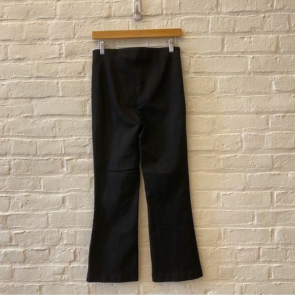 Madewell || Fraser Demi Boot High Waist Crop Flare Pant Black 28