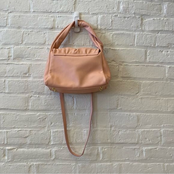 Persaman New York || Madeline Convertible Shoulder Bag Quilted Slouchy Pink