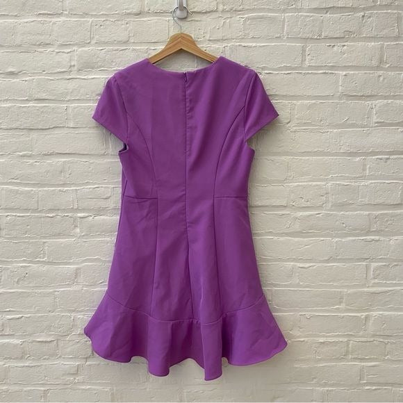 DO+BE || Flared Hem Mini Dress Lavender Purple Medium