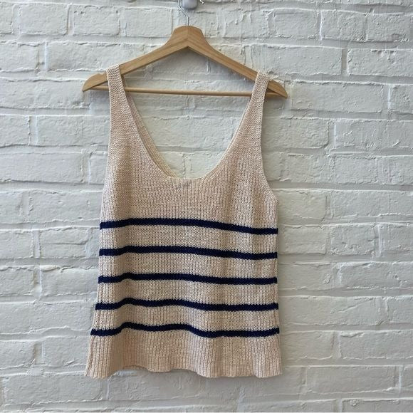 Faherty || Out East Sweater Knit Tank Ivory Medium