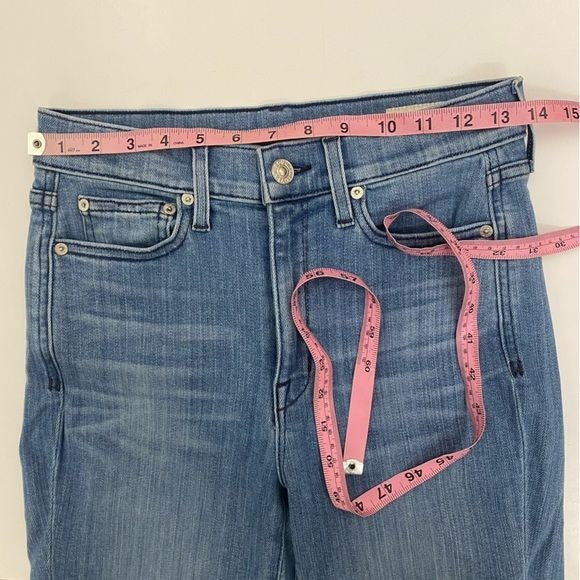 AYR || The Bomb Pop Straight Ankle Jeans Blue 27S Short Petite 27