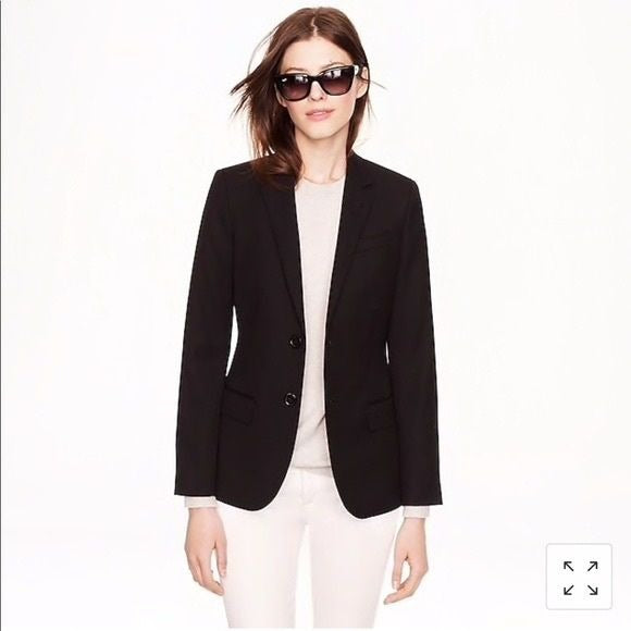 J. Crew || Ludlow Blazer in Wool Black 4