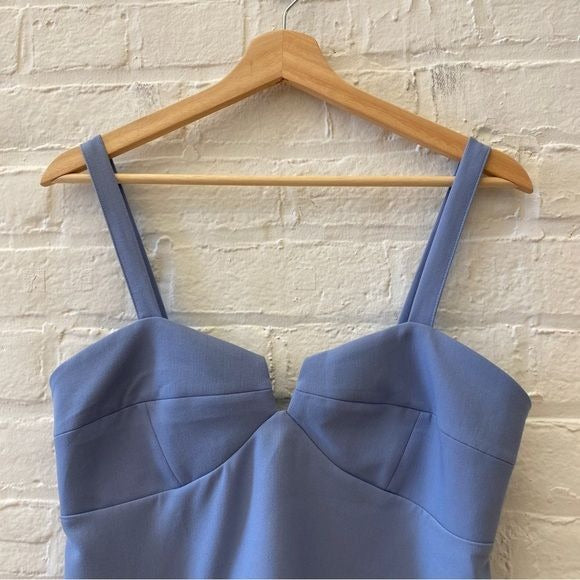 Zara || Structured Tank Top Camisole Blouse Blue Small NWT