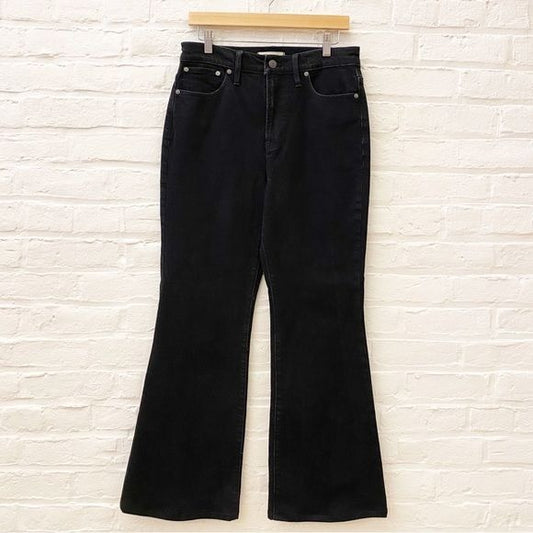 Madewell || Perfect Vintage Flare Jeans Black 28