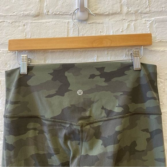 Lululemon || Align High Rise 28" Pant Nulu Heritage 365 Camo Green Twill 12