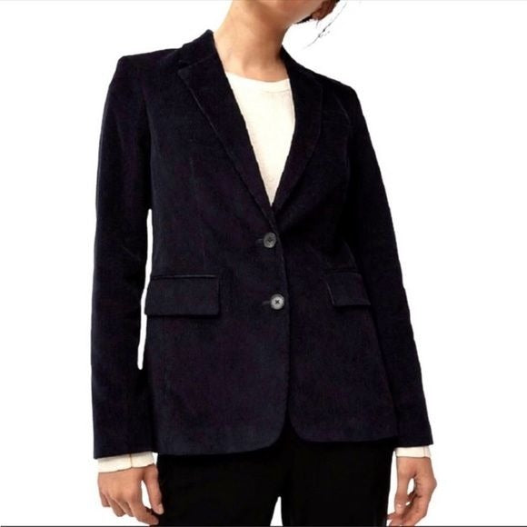 Aritzia || Babaton Taylor Corduroy Navy Blazer Jacket 0