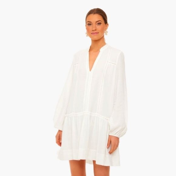 Tuckernuck || Pomander Place Ophelia Dress Drop Waist Cover Up White Small