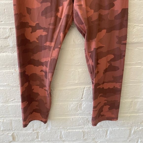 Lululemon || Align Crop 21" Heritage 365 Camo Brier Rose Pink Camouflage 6