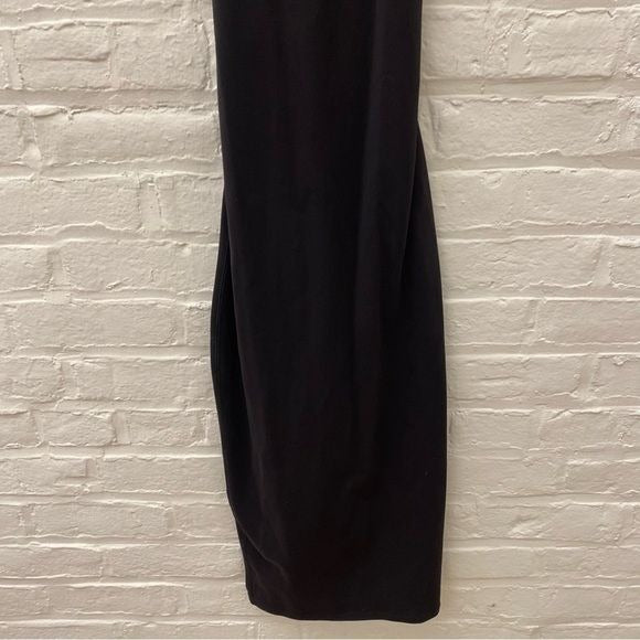 Lululemon || Picnic Play Dress Knot Midi Cross Open Back Black 6