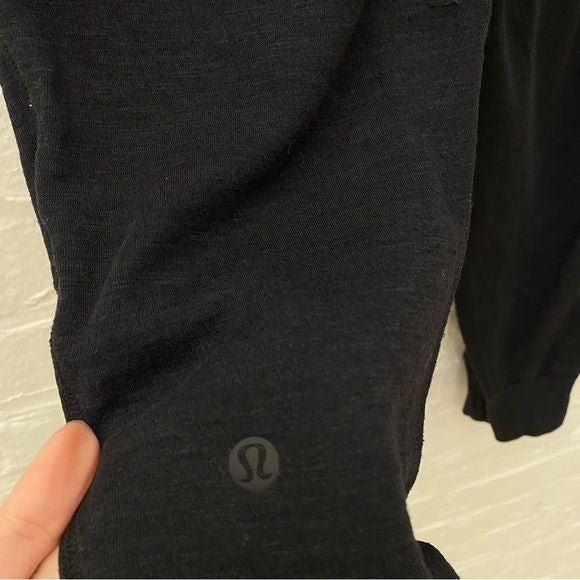 Lululemon || More Than Modal Pant Black Jogger Lounge 8