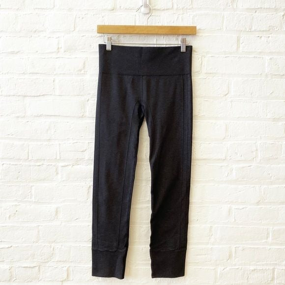 Lululemon || Ebb To Street Pant Heathered Black 6