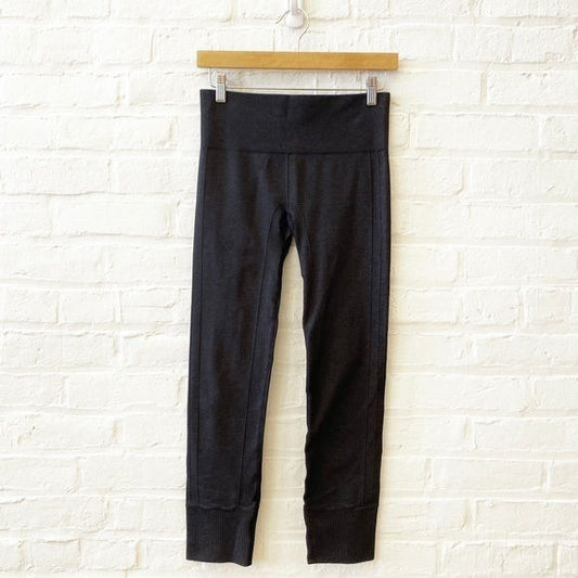 Lululemon || Ebb To Street Pant Heathered Black 6