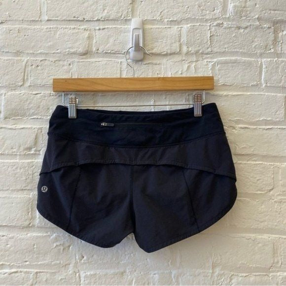 Lululemon || Speed Up Short 2.5" Inseam Solid Black 4