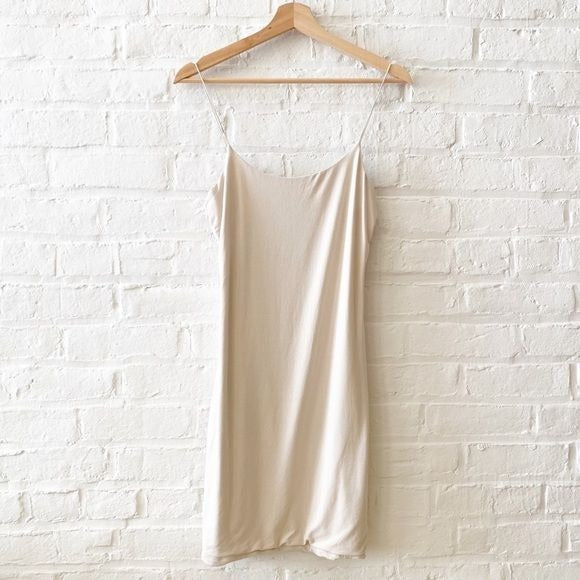 Artizia || Wilfred Free Tiny Dress Bodycon Tank in Ivory Cream Large