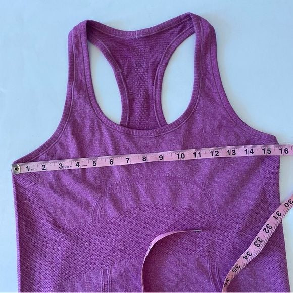 Lululemon || Swiftly Tech Racerback Tank Heathered Regal Plum Purple 8