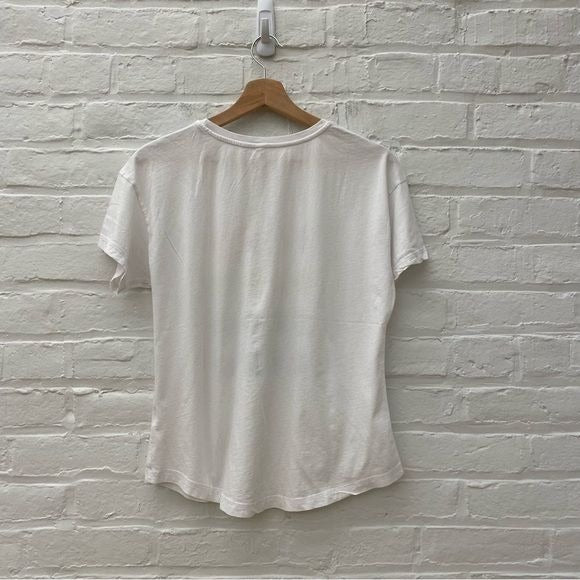 Anthropologie || Paint Swatch Colors T-Shirt White Small