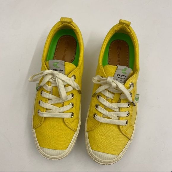 Cariuma || OCA Low Canvas Sneakers Yellow W 7.5 M 6