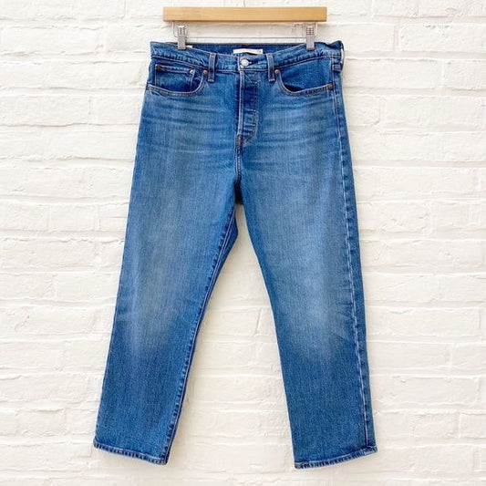 Levi’s || Wedgie Straight Crop in Jive Sound Blue 31