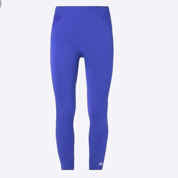 Tory Burch || Tory Sport Seamless Crop Legging in Blue Pigment Royal XS